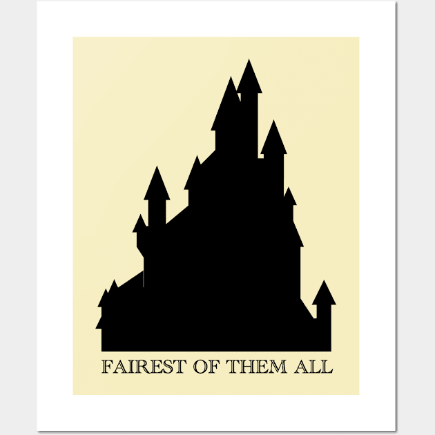 Fairest Of Them All Castle Wall Art by duchessofdisneyland